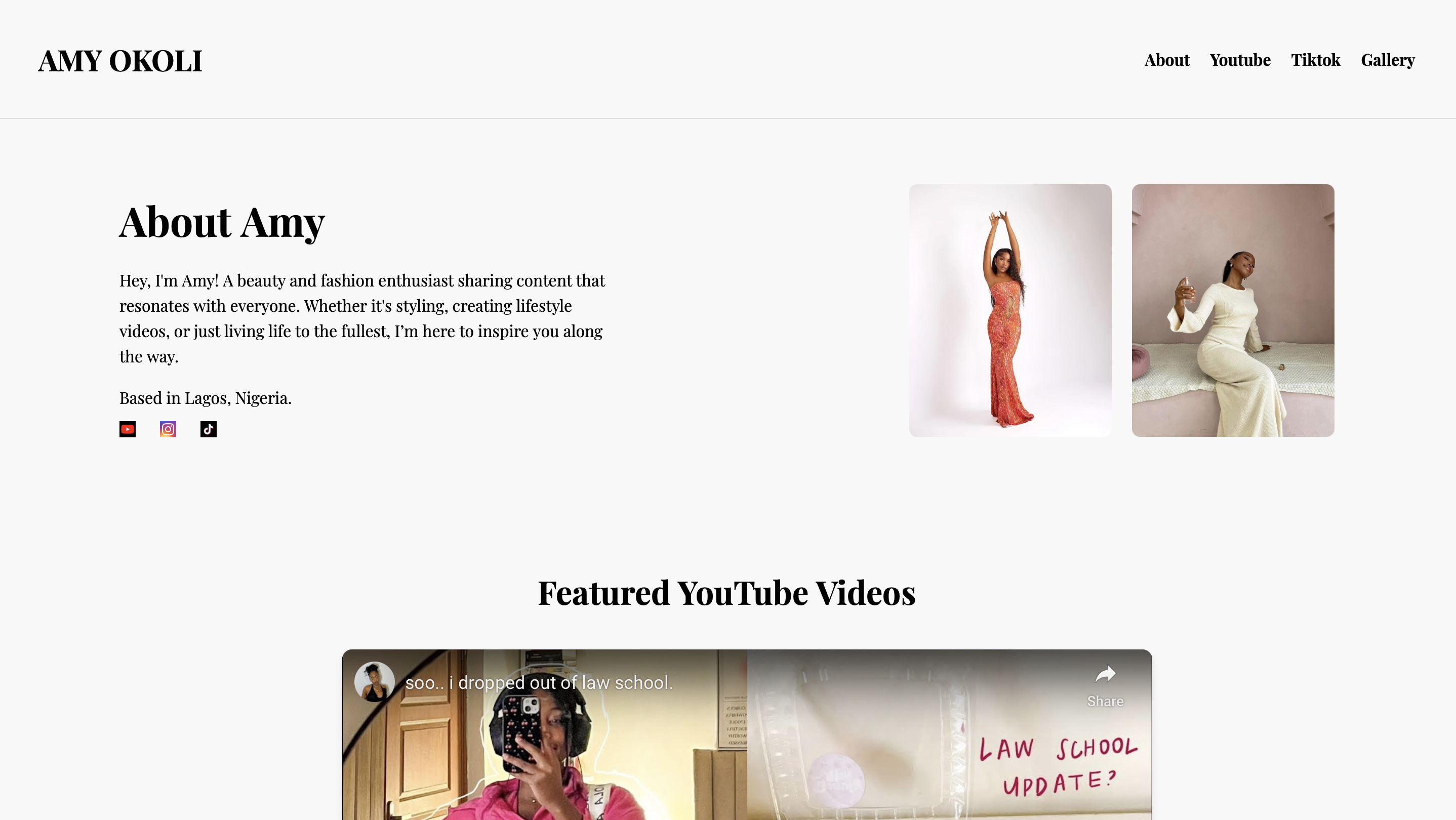 Influencer Portfolio